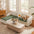 Lazy Soft Flannel Breathable Pet Mat Non-slip Sectional Couch Cover