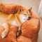 Luxe Diamond Velvet Removable Orthopedic Donut Dog Bed With Pillow - DreamNest