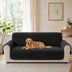Plush Pet-Friendly Non-Slip One-Piece Sectional Couch Cover Recliner Couch Cover - Strips