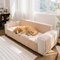 One-Piece Waterproof Pet-Friendly Ribbed Plush Recliner Couch Cover- Cozy Nest
