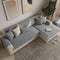 Waterproof Antimicrobial Simple Chenille Fabric Anti-scratch  Sectional Couch Cover
