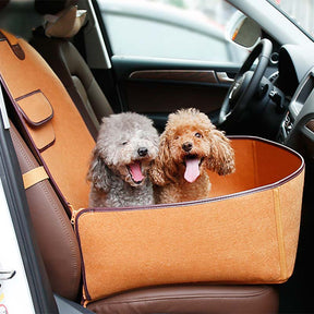 Nature Felt Fabric Dog Car Seat Cover Bed