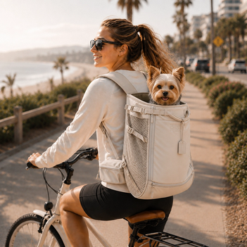 Dog Carrier Backpacks Dog Rucksack Dog Bike Carrier  - Urban Roaming