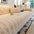 Soft Plush Velvet Star-Pattern Quilted Non-Slip Couch Cover