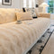Soft Plush Velvet Star-Pattern Quilted Non-Slip Couch Cover