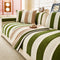 Vintage Striped Chenille Non-Slip Couch Cover