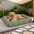 SnugNest Textured Stripe Orthopedic Outdoor Dog Bed