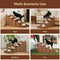 Detachable Chessboard Plaid Handcrafted Dog Stairs with Storage - Foldable Steps