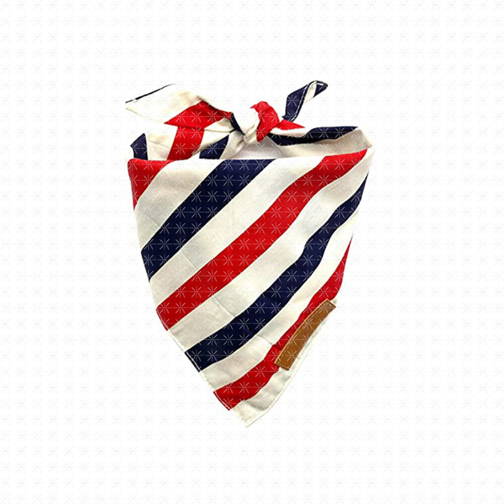 Pet cat and dog accessories American flag triangle bandana dress up pet Independence Day decoration