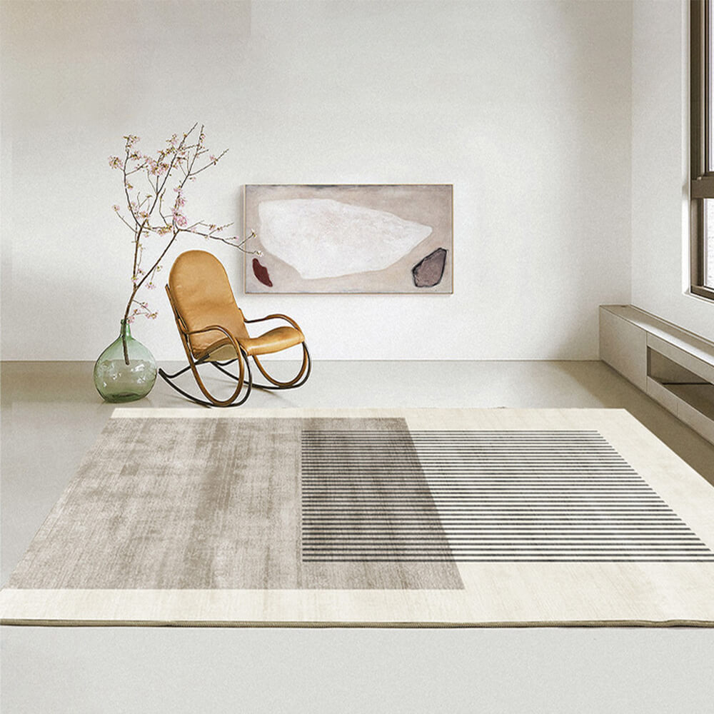 Wabi-sabi Style Living Room Rug