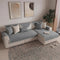 Waterproof Antimicrobial Simple Chenille Fabric Anti-scratch  Sectional Couch Cover