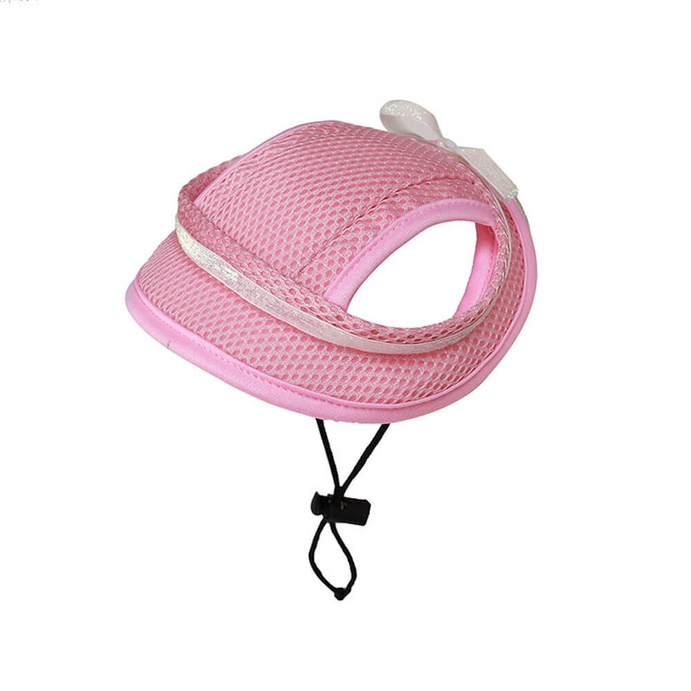 Pet Cat Dog Accessories Adjustable Rope Leaky Ear Sun Hat