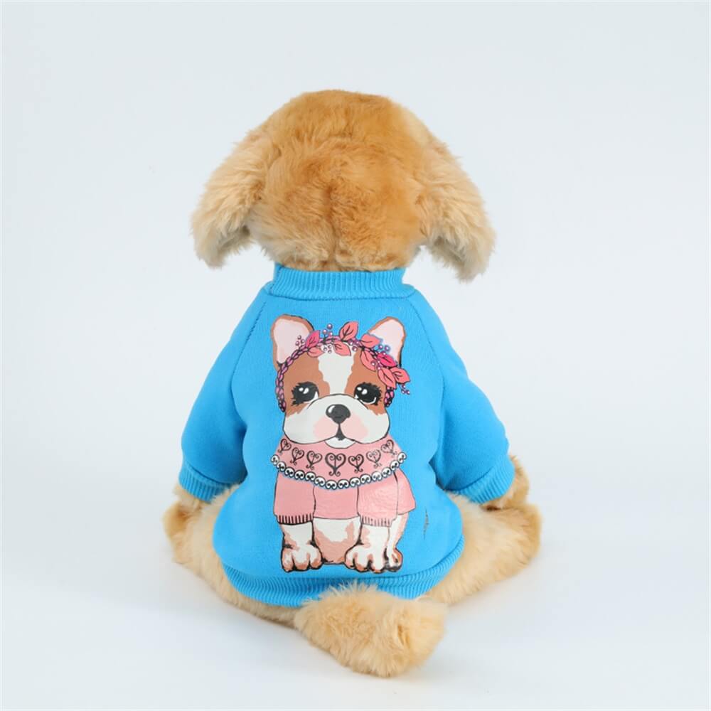 Comfortable and stylish dog sweatshirt - perfect for all seasons walks