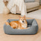 Corduroy Scratch-Resistant Breathable Detachable Comfort Dog Bed