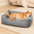 Corduroy Scratch-Resistant Breathable Detachable Comfort Dog Bed