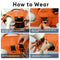 Adjustable Dog Life Jacket with Reflective Strips for Medium and Large Dogs