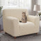 Cream Style Seersucker Breathable Stretchy Full-Coverage Magic Armchair Cover