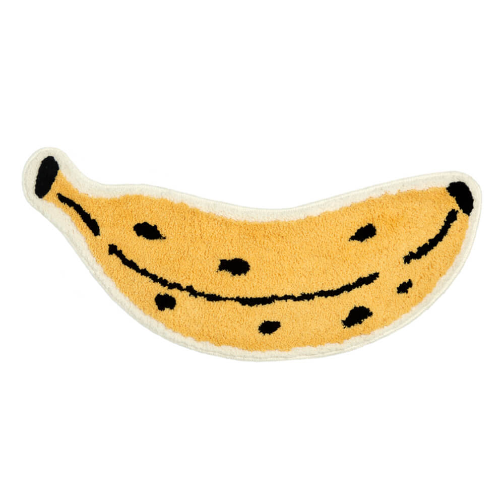 Banana Fruit Shape Multi-Functional Decorative Non-Slip Washable Home Rug