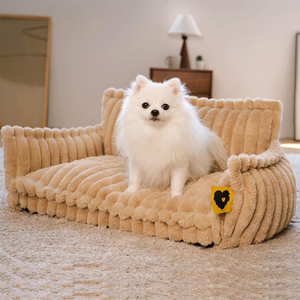 Large Washable Fluffy Orthopedic Soft Dog Sofa Bed-Snoozy Dream