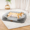Fluffy Plush Orthopedic Washable Bolster Dog Bed - ComfyPaws