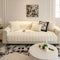 Soft Plush Velvet Star-Pattern Quilted Non-Slip Couch Cover