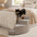Luxe Water-repellent Faux Leather Removable Spiral Pet Stairs - Pet-Friendly Bedroom