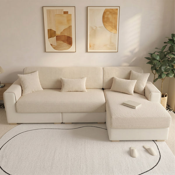 One-Piece Chenille Scratch-Resistant Durable Water-Repellent Non-Slip Sectional Couch Cover