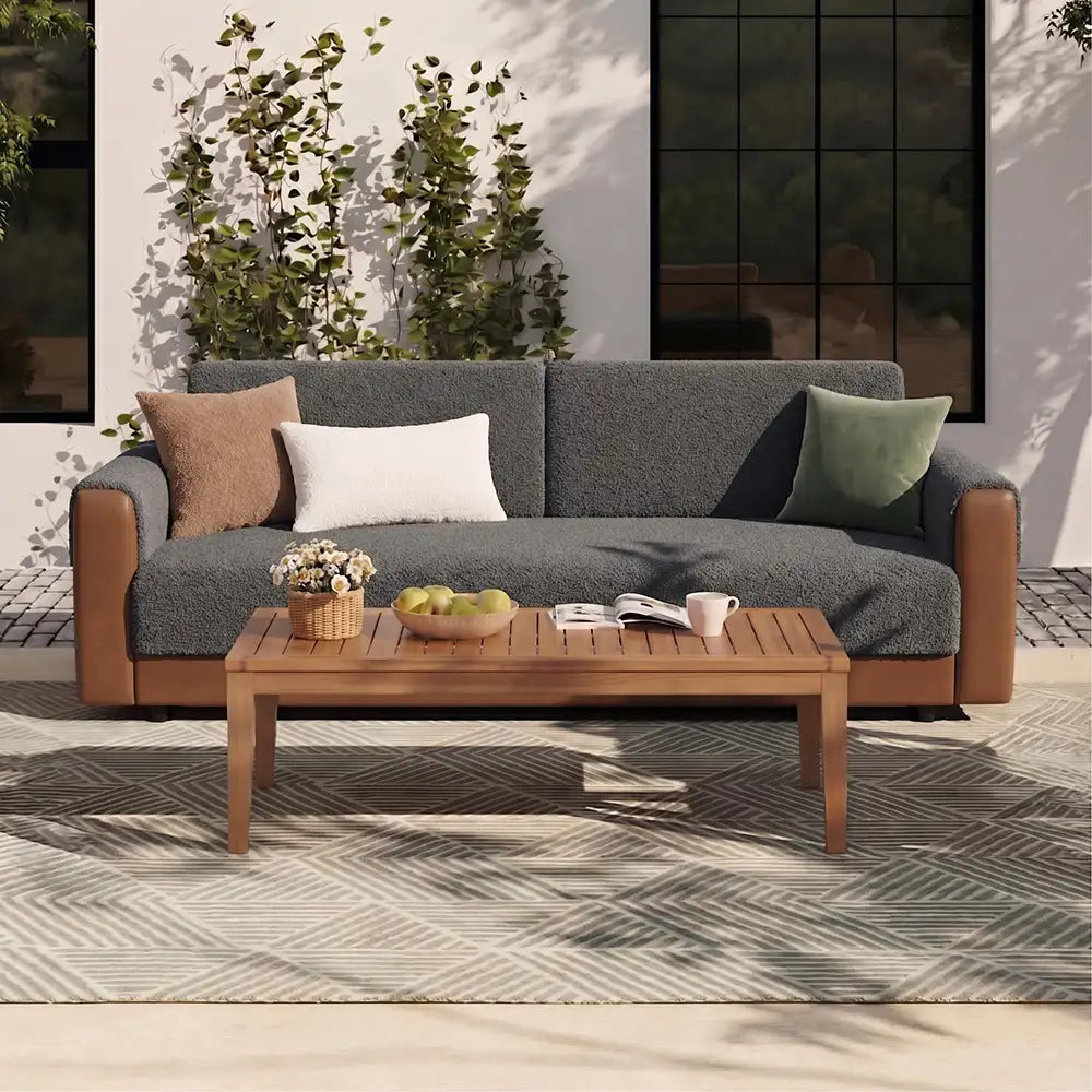 All-Season Breathable Chenille Scratch-Resistant Sofa Protection Outdoor Couch Cover