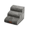 Plush Velvet 2-in-1 Foam Dog Stairs & Pet Mat for Bed