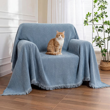 Cubierta del sofá de borbones de la algiche de la mantilla de chenille