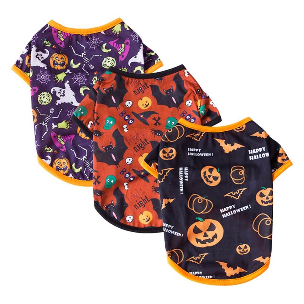 Halloween Series of New Printed Pet Clothes