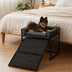 Cama de sofá mascota elevada con rampa para escaleras para salón de noche o percha de ventana de perros