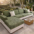 Honeycomb Pattern Water-resistant Stretch Full-Cover Magic Outdoor Couch Cover