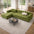 Herringbone Full Coverage Scratch-Resistant Sofa Protection Magic Stretch  Sectional Couch Cover