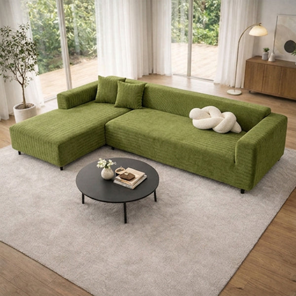 Herringbone Full Coverage Scratch-Resistant Sofa Protection Magic Stretch  Sectional Couch Cover
