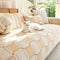 Color-Block Plaid Chenille Anti-Scratch Non-Slip Couch Cover
