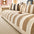 Vintage Striped Chenille Non-Slip Couch Cover