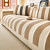 Vintage Striped Chenille Non-Slip Couch Cover