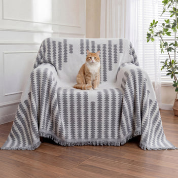 Cubierta del sofá de decoración del hogar anti-sorteo de tela chenille para todas las sábanas