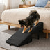 Paso de madera convertible 2 en 1 taburete de rampa para perros