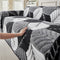 Pet-Friendly Thickened Soft Plush Leaf-Patterned Sofa Throw Couch Cover