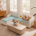 Lazy Soft Flannel Breathable Pet Mat Non-slip Sectional Couch Cover