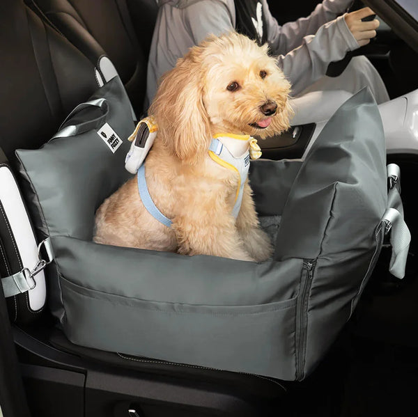 Waterproof Dog Car Seat Bed - First Class