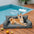 Luxe Faux Leather Foldable Orthopedic Large Dog Bed - Outdoor
