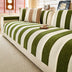 Vintage Striped Chenille Non-Slip Couch Cover