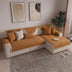 Waterproof Antimicrobial Simple Chenille Fabric Anti-scratch  Sectional Couch Cover