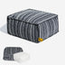 Sustainable Storage Pouf Ottoman & Dog Bed - Funnyfuzzy SnugNest