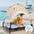 Breathable Cooling Elevated Dog Bed With Cooling Blanket