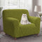 Cream Style Seersucker Breathable Stretchy Full-Coverage Magic Armchair Cover
