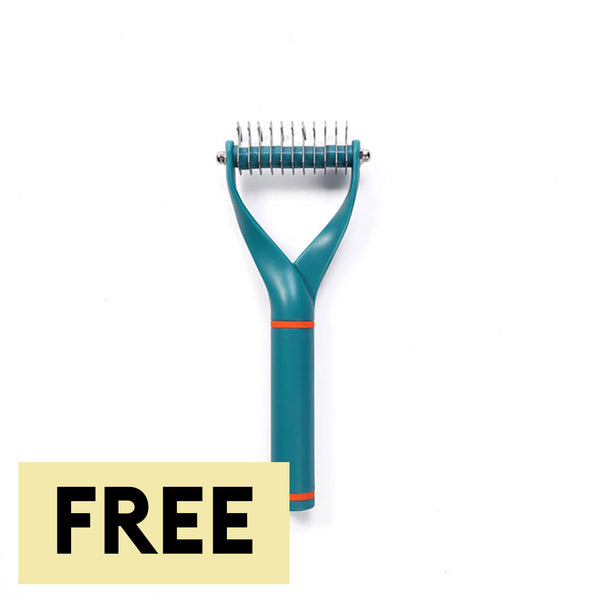 Pet Safe Dematting Comb Rake - Double Sided Blade
